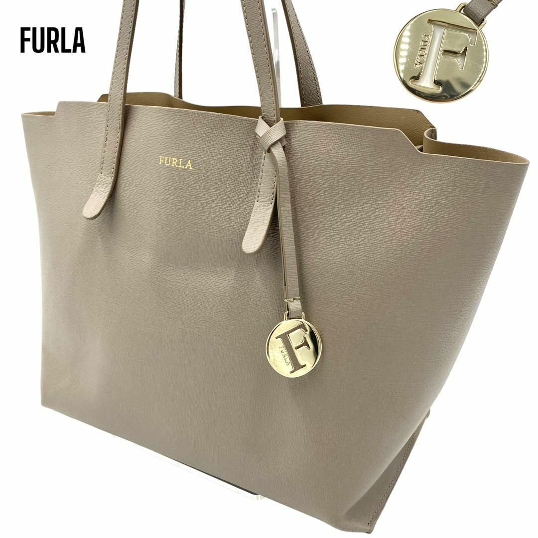 サマーセール FURLA フルラ SALLY サリー Mサイズ グレージュ トート