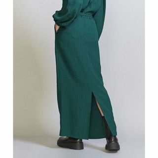 ビューティアンドユースユナイテッドアローズ(BEAUTY&YOUTH UNITED ARROWS)の【DK.GREEN】チェックジャカード Iラインロングスカート -ウォッシャブル-(ロングスカート)