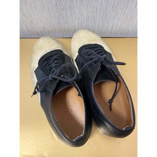 コムデギャルソン(COMME des GARCONS)のORPHIC ツートン切替レザーシューズ(スニーカー)