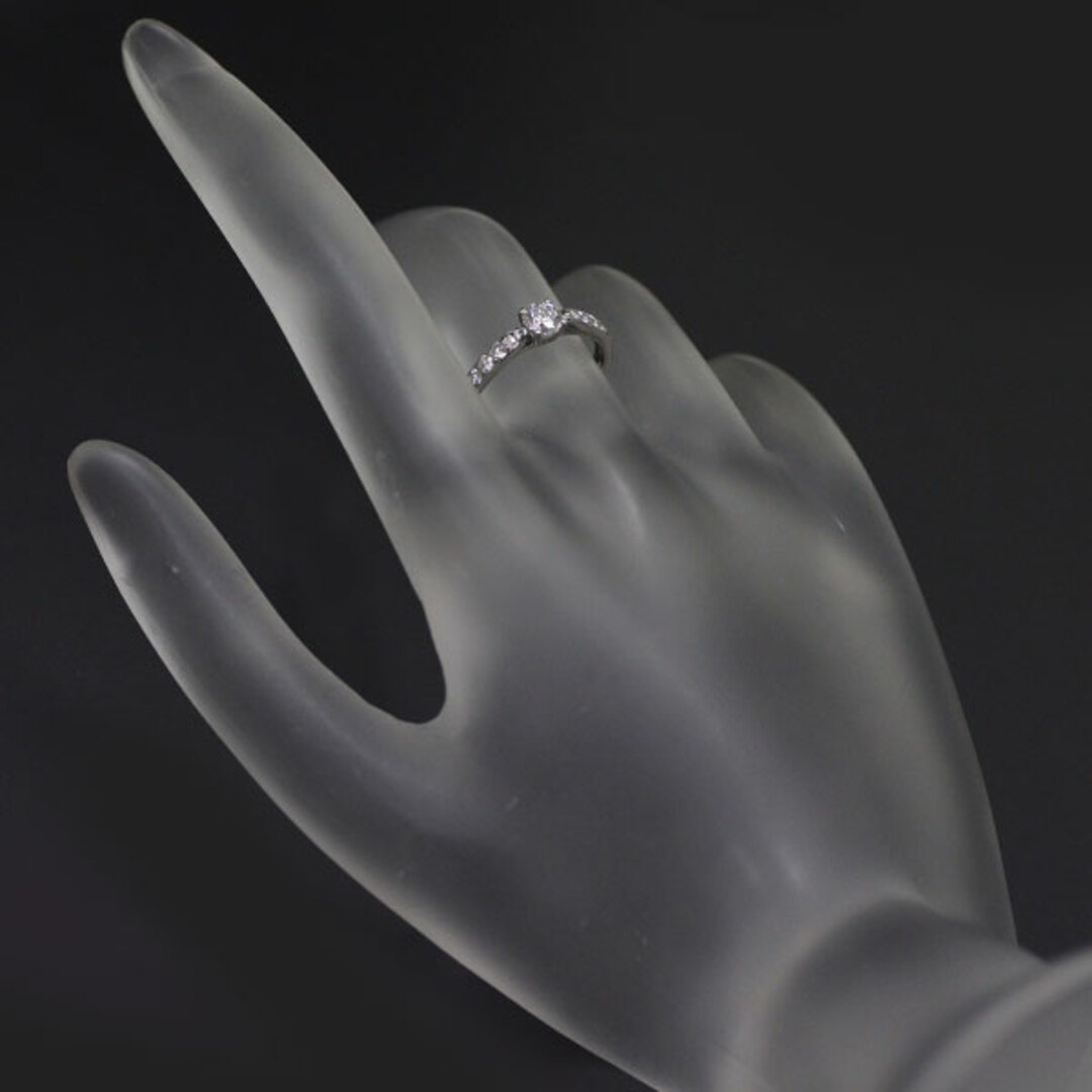 Tiffany & Co.(ティファニー)のティファニー Pt950 ダイヤモンド リング 0.24ct G VVS2 EX ハーモニーハーフサークル レディースのアクセサリー(リング(指輪))の商品写真