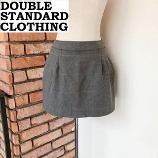 ダブルスタンダードクロージング(DOUBLE STANDARD CLOTHING)の★ダブルスタンダードクロージング★ミニスカートグレー系★36/S-M(ミニスカート)