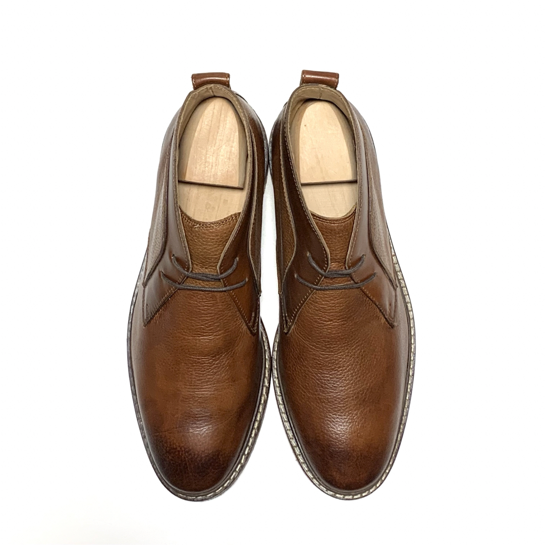 Cole Haan(コールハーン)の☆良品 コールハーン 焦がし加工 ２ホール レザー チャッカブーツ 革靴 メンズの靴/シューズ(ブーツ)の商品写真