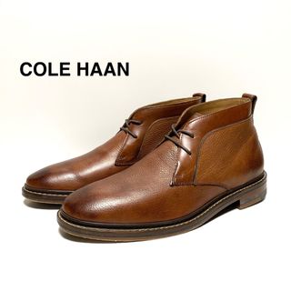 コールハーン(Cole Haan)の☆良品 コールハーン 焦がし加工 ２ホール レザー チャッカブーツ 革靴(ブーツ)