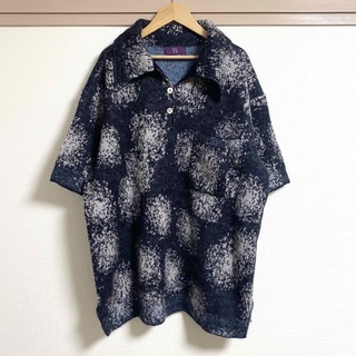 ワイズ(Y's)のy's PINK 21AWモヘヤジャガードポロシャツ YohjiYamamoto(ニット/セーター)