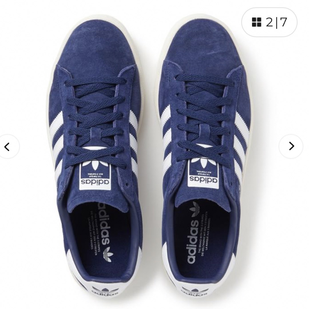 adidas(アディダス)のadidas campus blue 23.5cm 美品 レディースの靴/シューズ(スニーカー)の商品写真