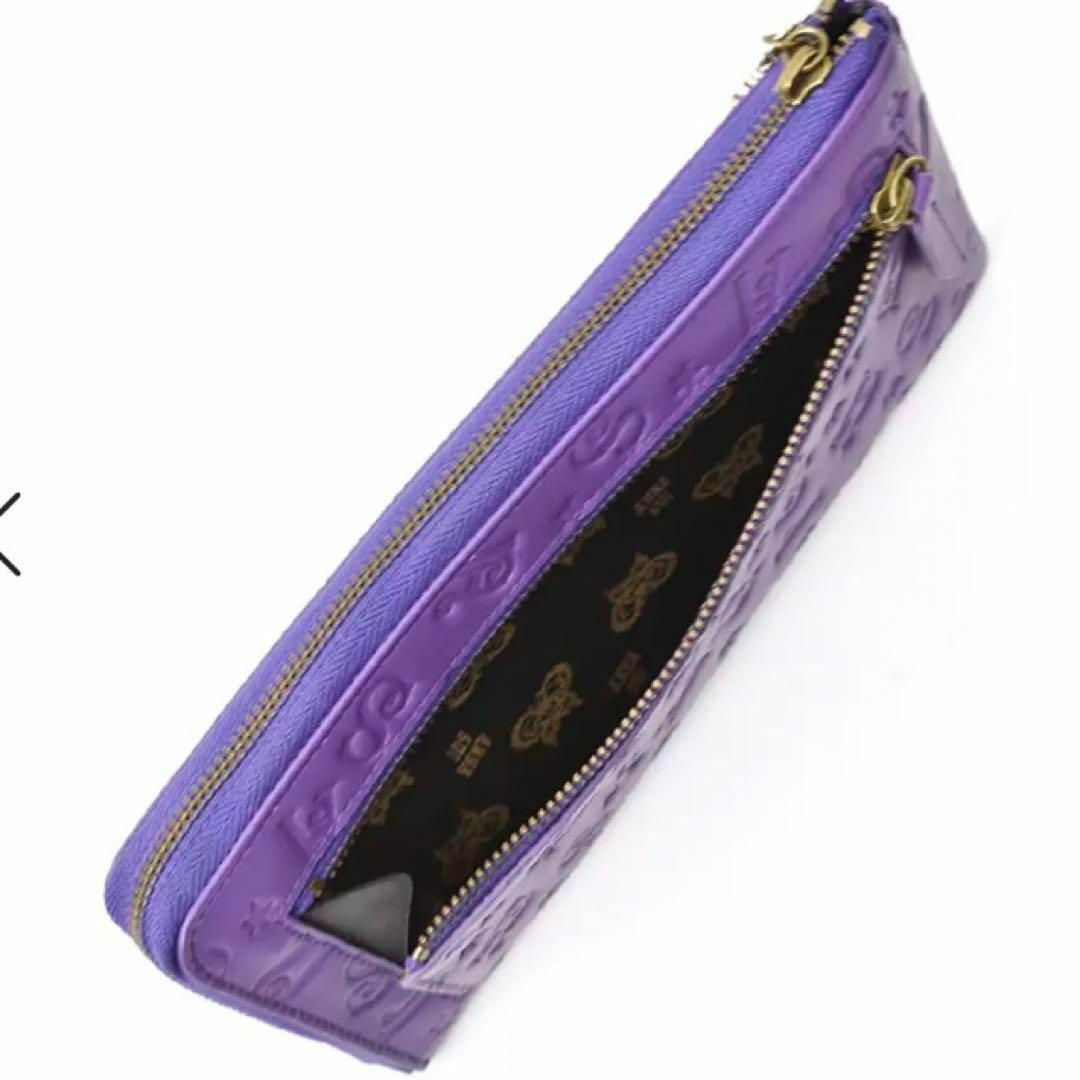 ANNA SUI - ANNA SUI アナスイ DISCO! 長財布 パープル L字 ANNA SUI - ANNA SUI アナスイ DISCO! 長財布 パープル L字