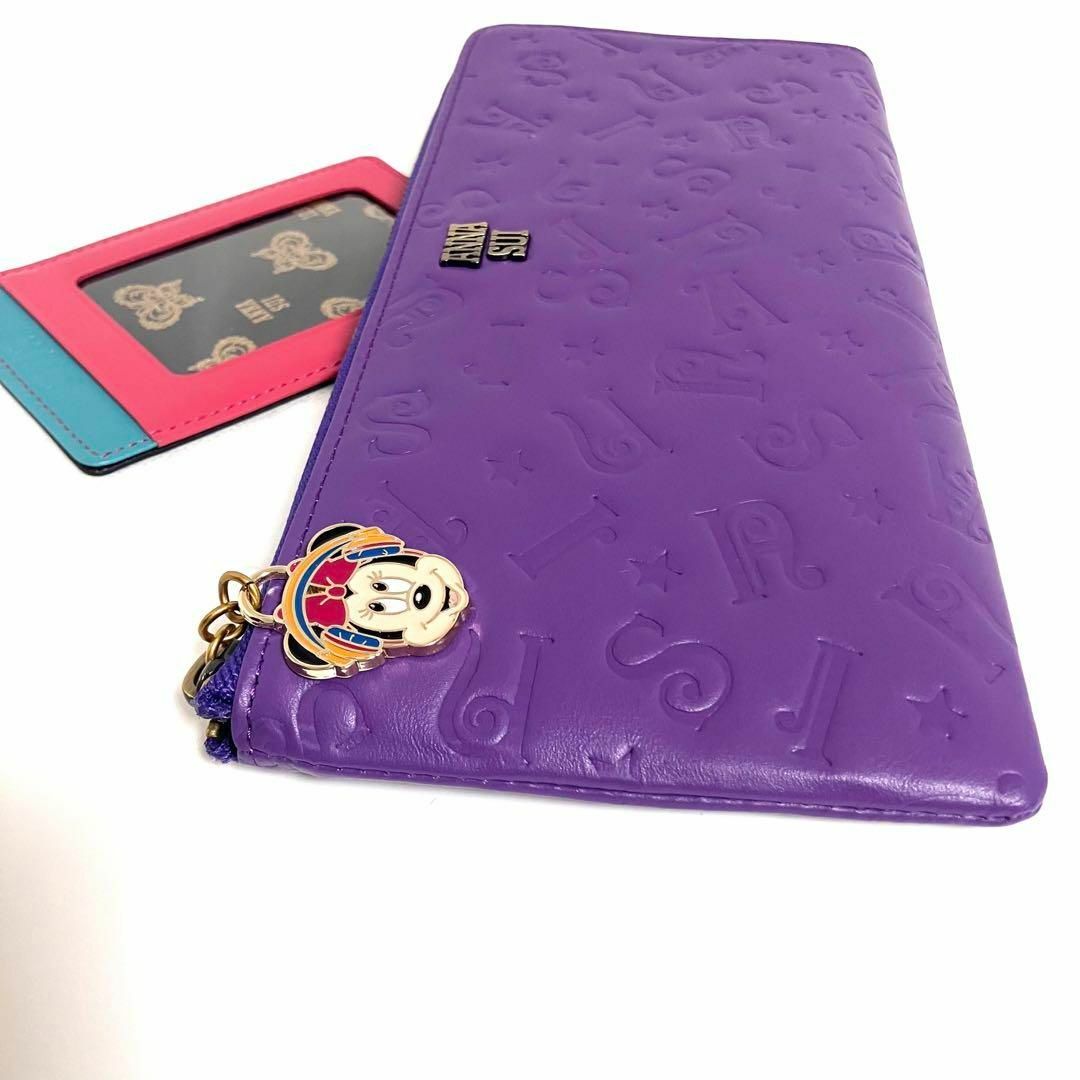 ANNA SUI - ANNA SUI アナスイ DISCO! 長財布 パープル L字 ANNA SUI - ANNA SUI アナスイ DISCO! 長財布 パープル L字