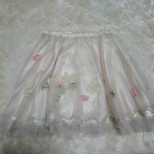 Secret Magic(シークレットマジック)のお花 チュールスカート レディースのスカート(ミニスカート)の商品写真