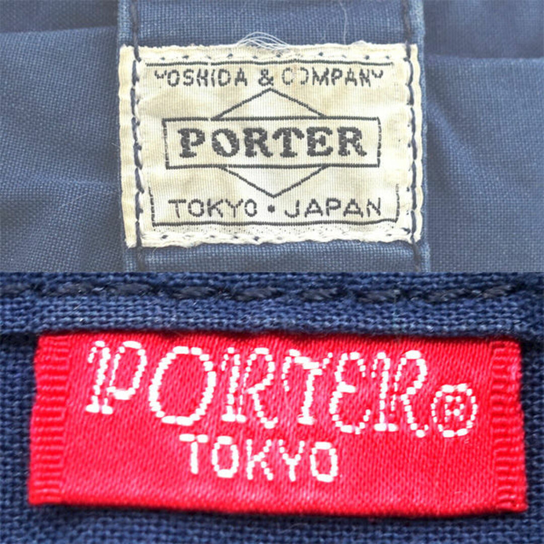 PORTER(ポーター)のPORTER / ポーター ◆ウエストバッグ/ボディバッグ/藍染/ディープブルー 【バッグ/バック/BAG/鞄/カバン】 メンズファッション【中古】 [0220474337] メンズのバッグ(ボディーバッグ)の商品写真