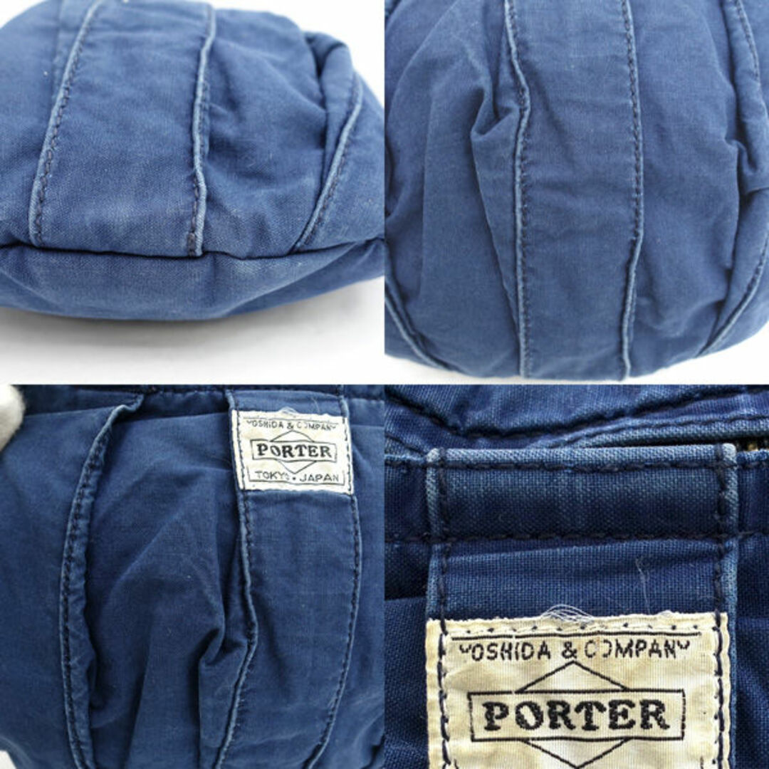 PORTER(ポーター)のPORTER / ポーター ◆ウエストバッグ/ボディバッグ/藍染/ディープブルー 【バッグ/バック/BAG/鞄/カバン】 メンズファッション【中古】 [0220474337] メンズのバッグ(ボディーバッグ)の商品写真