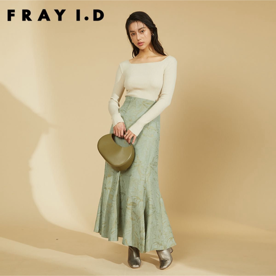 FRAY I.D(フレイアイディー)のジャガードマーメイドスカート レディースのスカート(ロングスカート)の商品写真