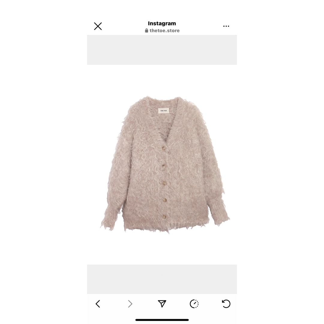 直売最安 THE TOE PIGALLE SHAGGY CARDIGAN ベージュ | www.butiuae.com