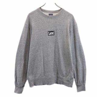 リー(Lee)のリー 長袖 トレーナー M グレー Lee スウェット プルオーバー メンズ 古着 【231215】(スウェット)