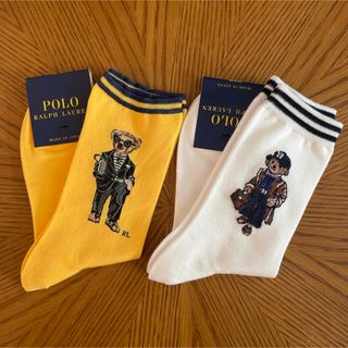 ポロラルフローレン(POLO RALPH LAUREN)の【新品・未使用】ポロラルフローレン★靴下★レディース★2足セット★ポロベア(ソックス)