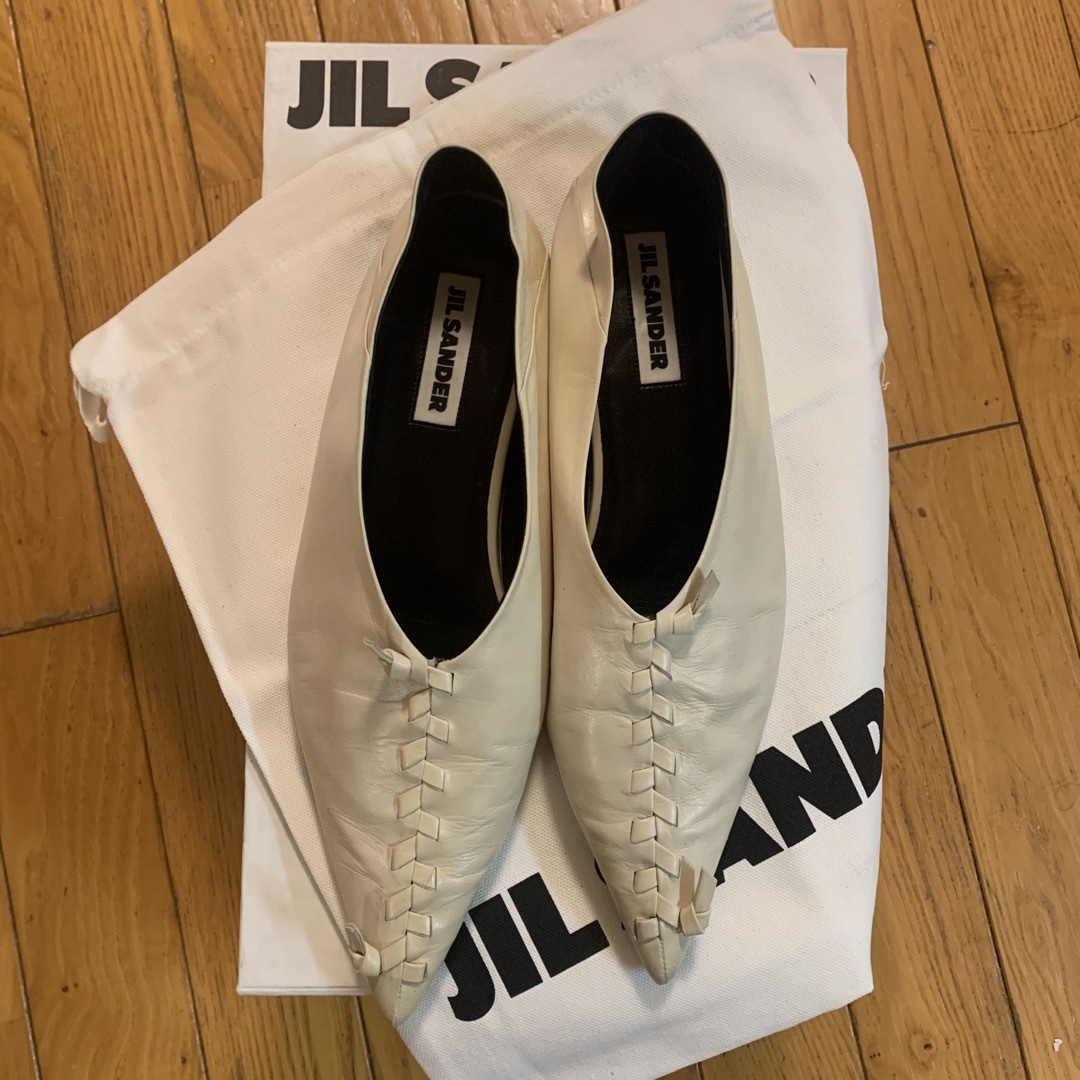 Jil Sander(ジルサンダー)のjil sander ポインテッドトゥ　フラット　バレエシューズ レディースの靴/シューズ(バレエシューズ)の商品写真