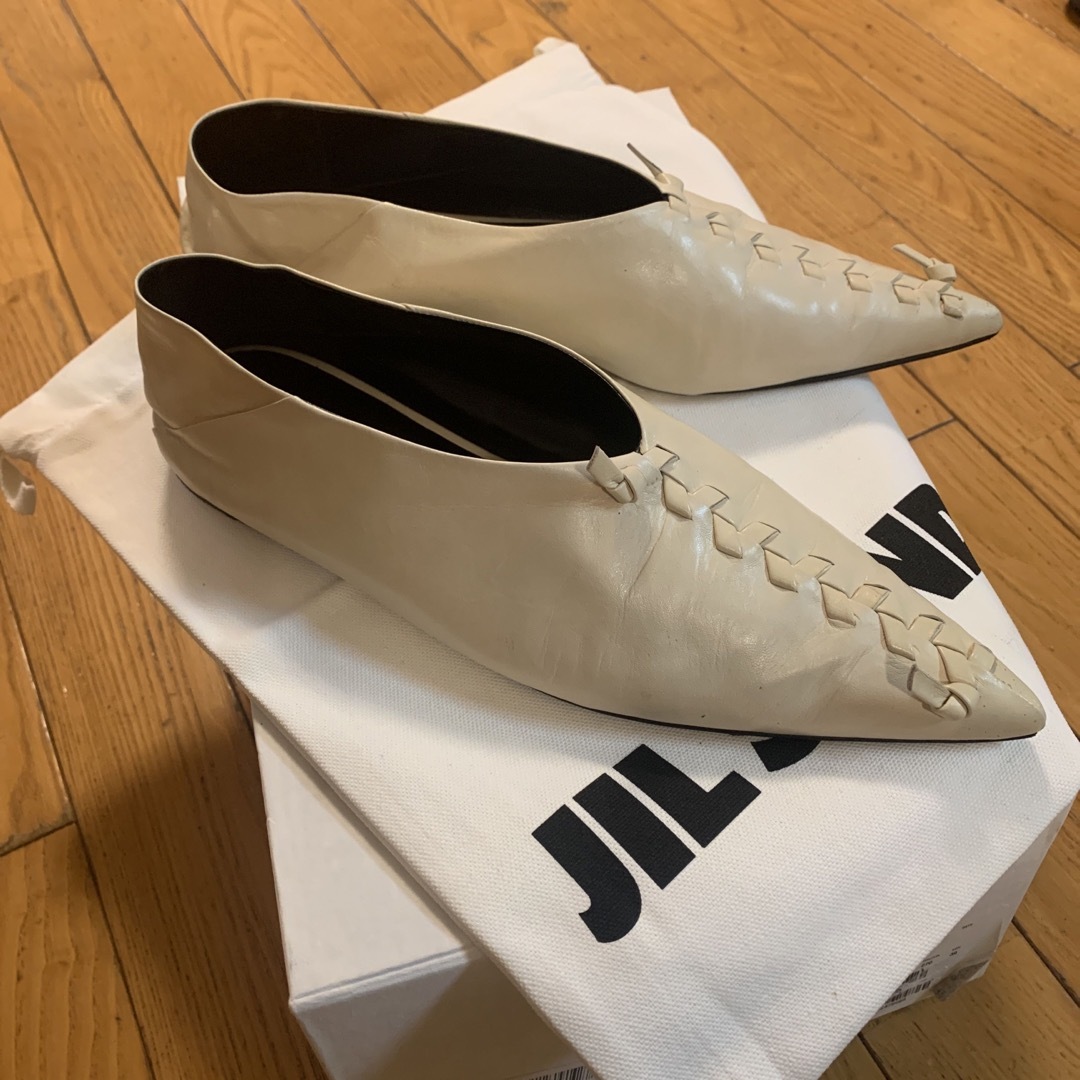 Jil Sander(ジルサンダー)のjil sander ポインテッドトゥ　フラット　バレエシューズ レディースの靴/シューズ(バレエシューズ)の商品写真