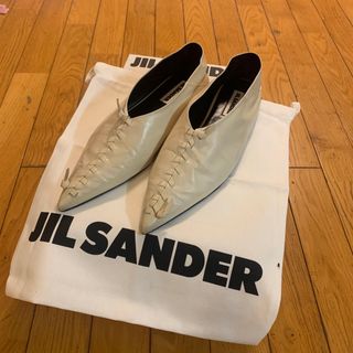 jil sander ポインテッドトゥ　フラット　バレエシューズ