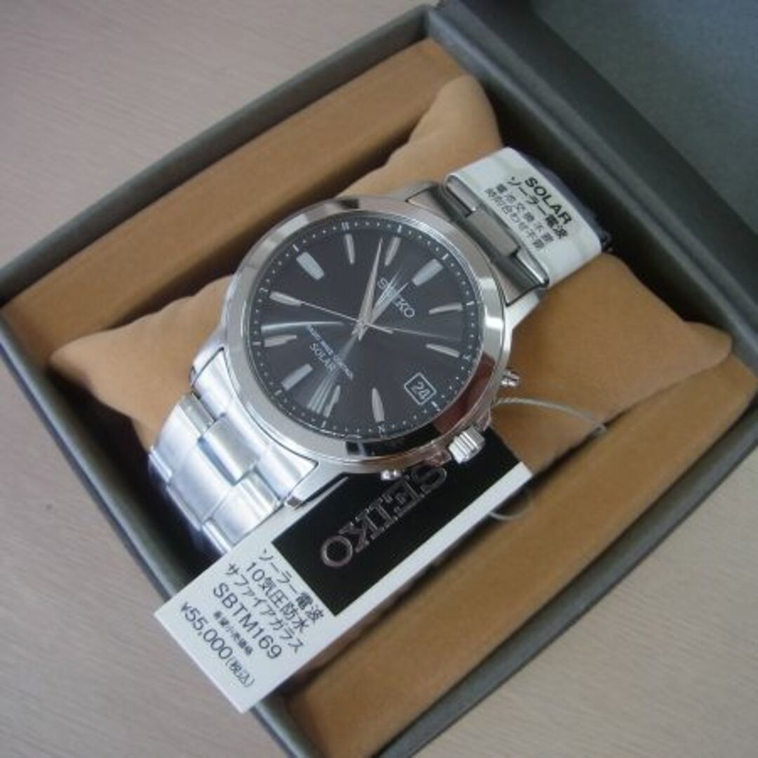 SEIKO(セイコー)のSEIKOセレクション ソーラー電波時計 SBTM169 薄型 【新品正規品】 メンズの時計(腕時計(アナログ))の商品写真