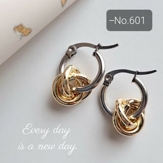 2way. リング　フープ　handmade　Pierce(ピアス)