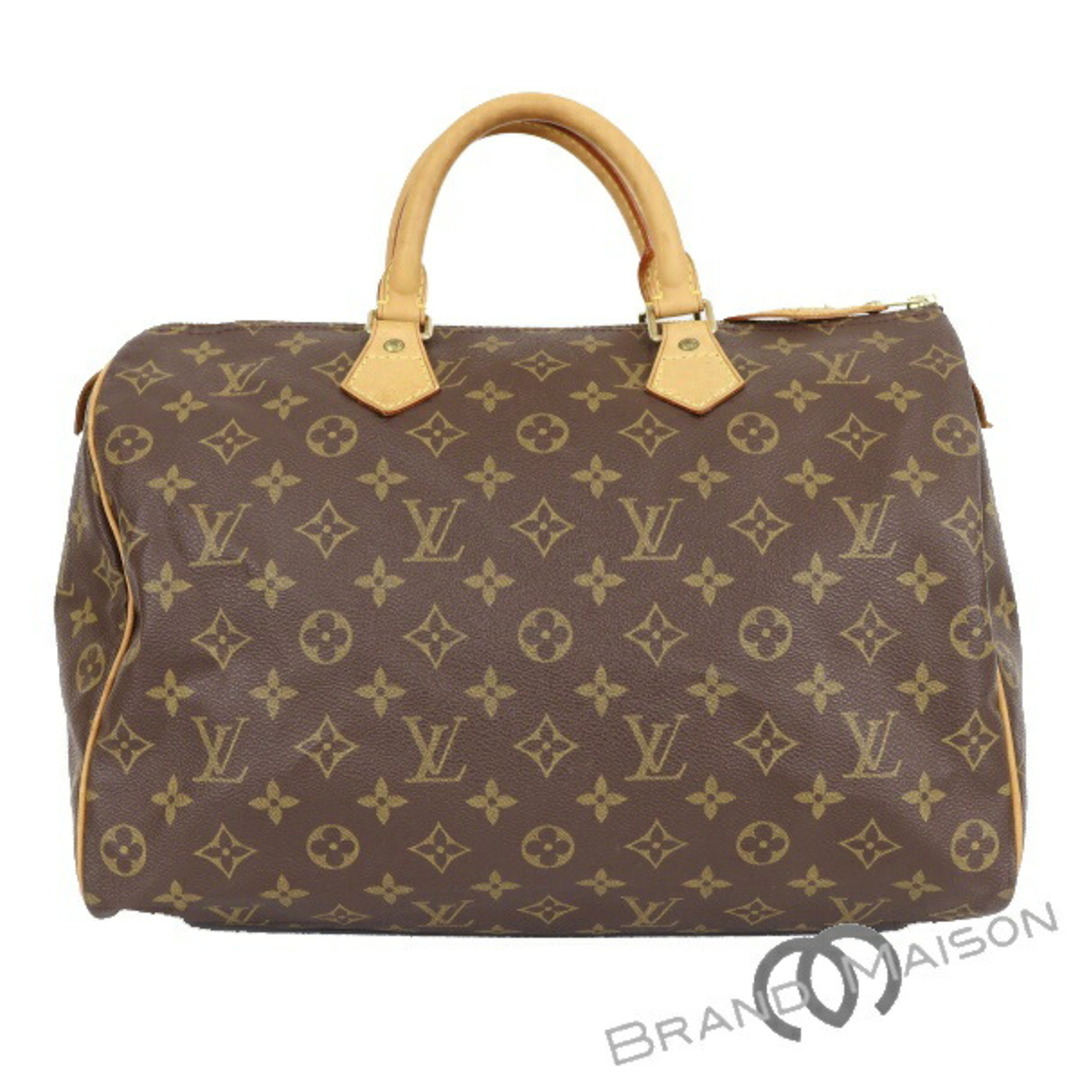 Bランク【ルイ・ヴィトン】スピーディ35/M41524/モノグラム/ハンドバッグ/レディース/LOUIS VUITTON/ブラウンハンドバッグ