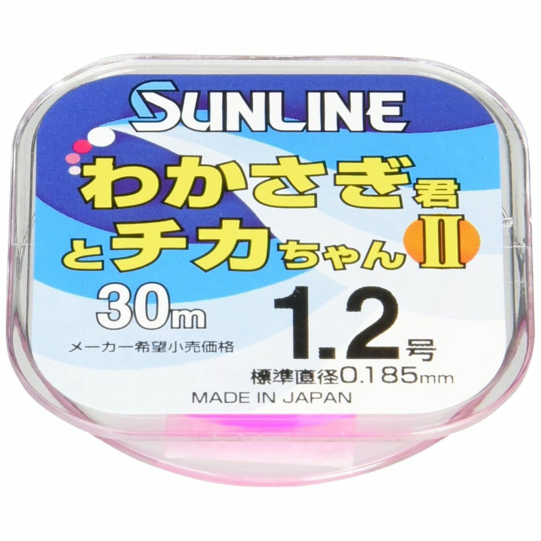 【新着商品】サンライン(SUNLINE) ナイロンライン わかさぎ君とチカちゃん スポーツ/アウトドアのフィッシング(釣り糸/ライン)の商品写真