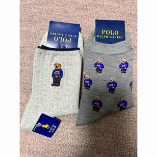 ポロラルフローレン(POLO RALPH LAUREN)のポロラルフローレン  レディース　ソックス　2足 婦人　靴下　くつ下(ソックス)