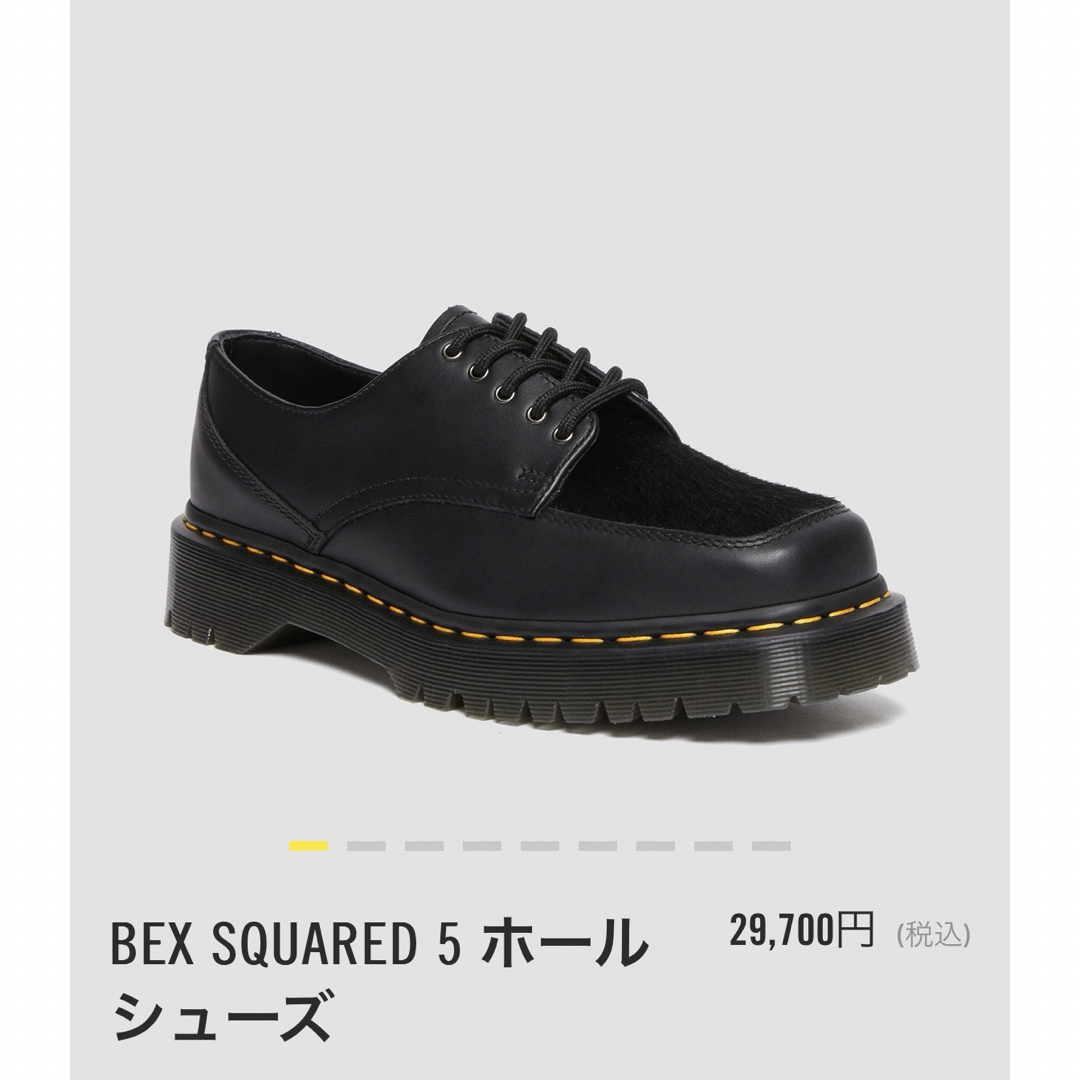 Dr.Martens(ドクターマーチン)のドクターマーチン  BEX SQUARED 5 ホール シューズ メンズの靴/シューズ(ドレス/ビジネス)の商品写真