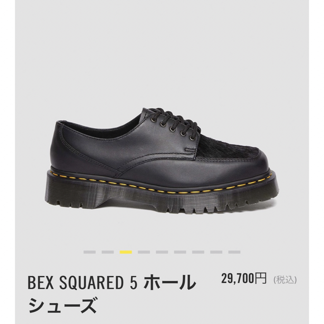 Dr.Martens(ドクターマーチン)のドクターマーチン  BEX SQUARED 5 ホール シューズ メンズの靴/シューズ(ドレス/ビジネス)の商品写真