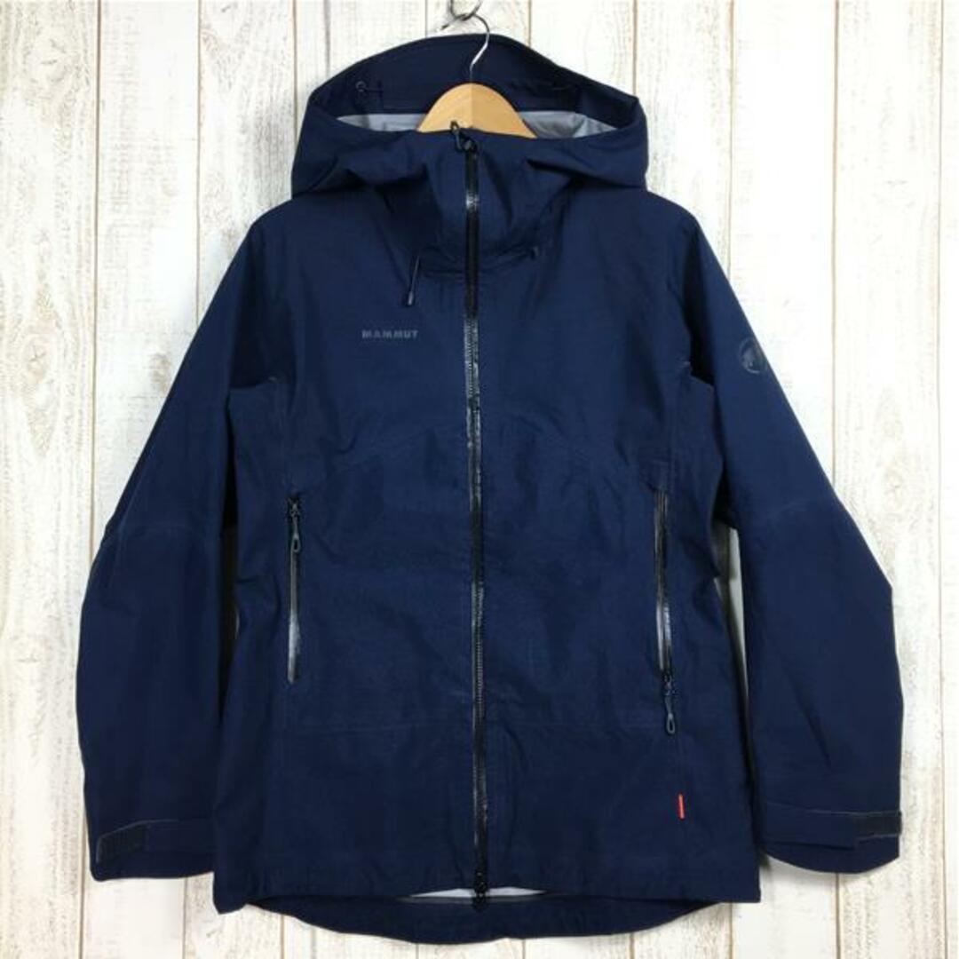 Mammut(マムート)のWOMENs M  マムート クレーター ハードシェル フーデッド ジャケット Crater HS Hooded Jacket ゴアテックス フーディ MAMMUT 1010-27710 ネイビー系 レディースのファッション小物(その他)の商品写真