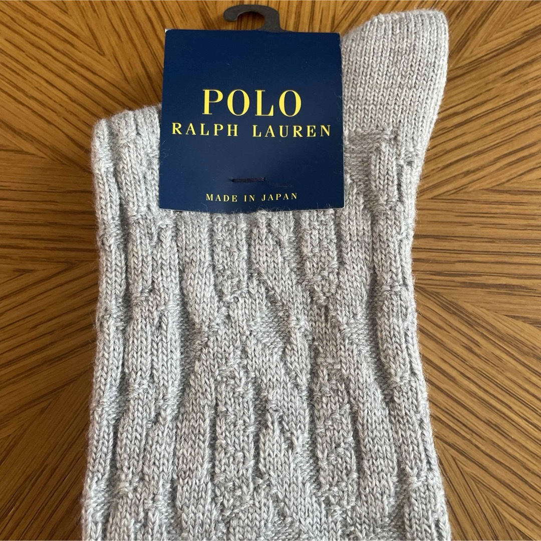 POLO RALPH LAUREN(ポロラルフローレン)の【新品・未使用】ポロラルフローレン★ハイソックス★2足セット★レディース レディースのレッグウェア(ソックス)の商品写真