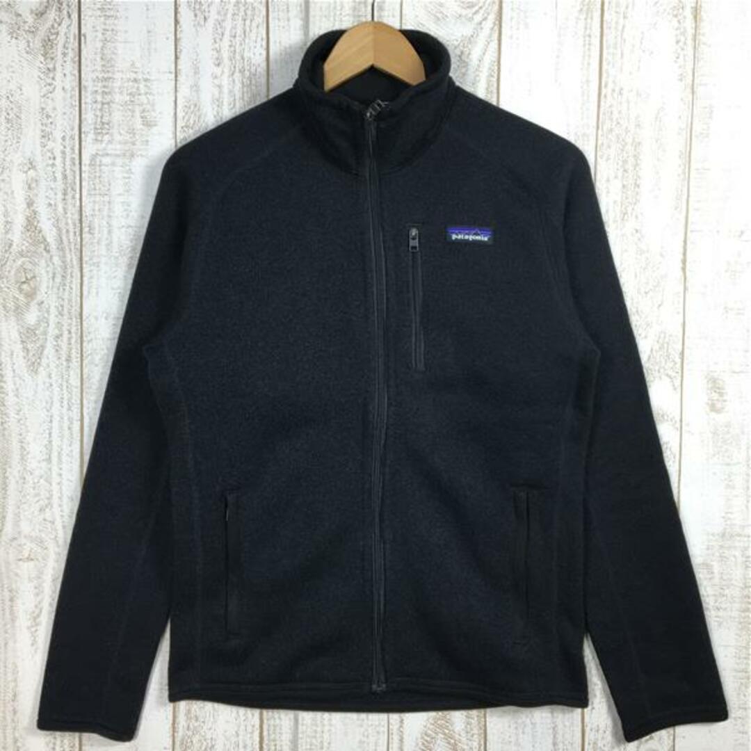 MENs XS  パタゴニア ベター セーター ジャケット Better Sweater Jacket フリース PATAGONIA 25528 BLK Black ブラック系49cm裾幅