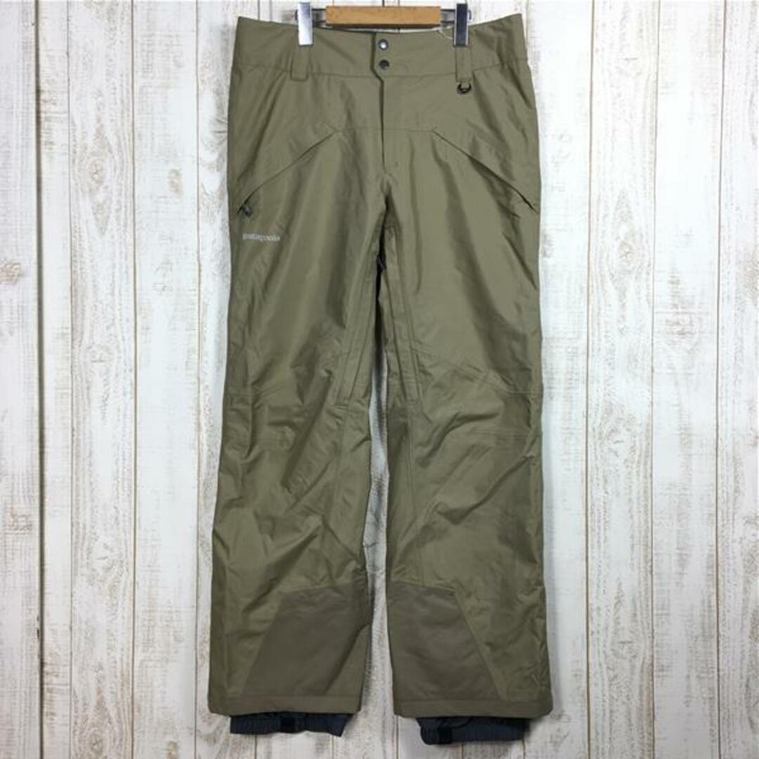 patagonia(パタゴニア)のMENs M  パタゴニア スノーショット パンツ レギュラー Snowshot Pants Regular ハードシェル H2No 防水透湿 PATAGONIA 30688 ベージュ系 メンズのメンズ その他(その他)の商品写真