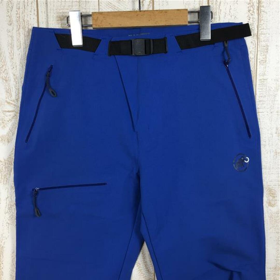 MENs M  マムート ヤドキン ソフトシェル パンツ Yadkin SO Pants ヤッキン MAMMUT 1021-00160 ブルー系微微細なスレ褪色