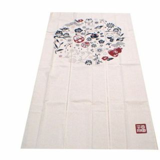 送料無料【新品 】のれん 【　ありがたや丸　】幅 　85cm × 丈　150cm(のれん)