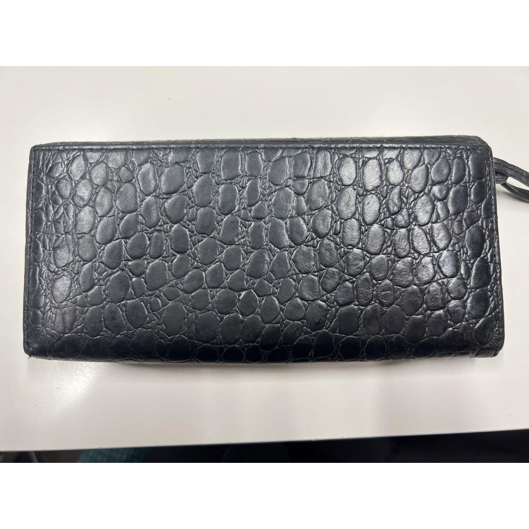 NINA RICCI - NINA RICCI ニナリッチ 財布 長財布 型押し クロコ NINA RICCI - NINA RICCI ニナリッチ 財布 長財布 型押し クロコ