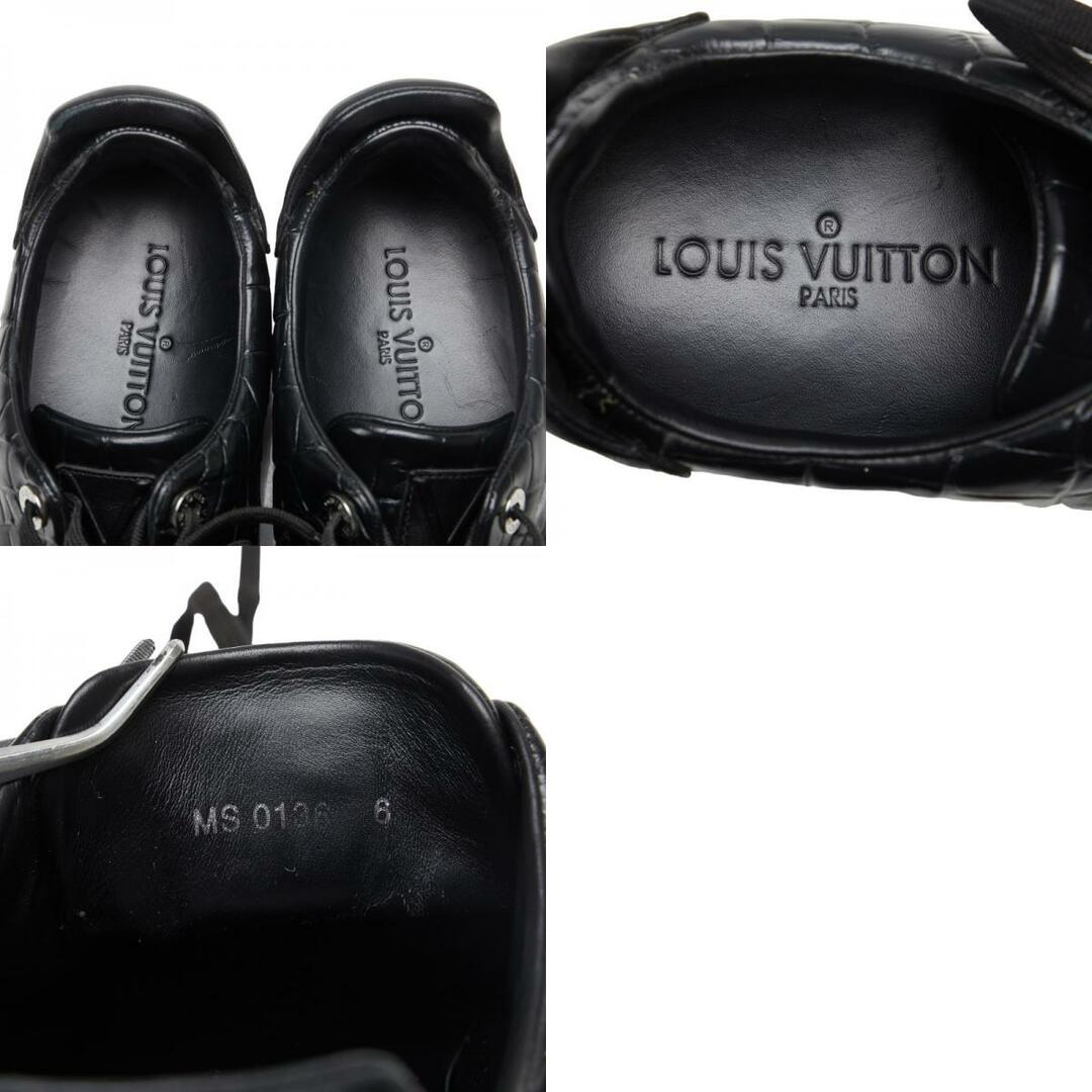 LOUIS VUITTON(ルイヴィトン)のルイ ヴィトン フロントロー クロコ型押し ローカットスニーカー MS0136 レザー メンズ LOUIS VUITTON 【1-0128192】 メンズの靴/シューズ(スニーカー)の商品写真