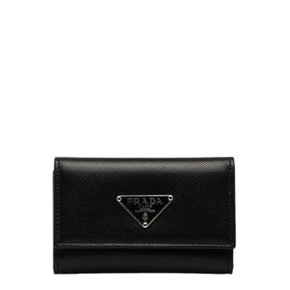 プラダ(PRADA)のプラダ 三角ロゴプレート サフィアーノ 6連 キーケース レザー レディース PRADA 【1-0129720】(キーケース)