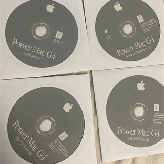 マック(Mac (Apple))のPower Mac G4  OS 9 ＆ Applications disc(PC周辺機器)