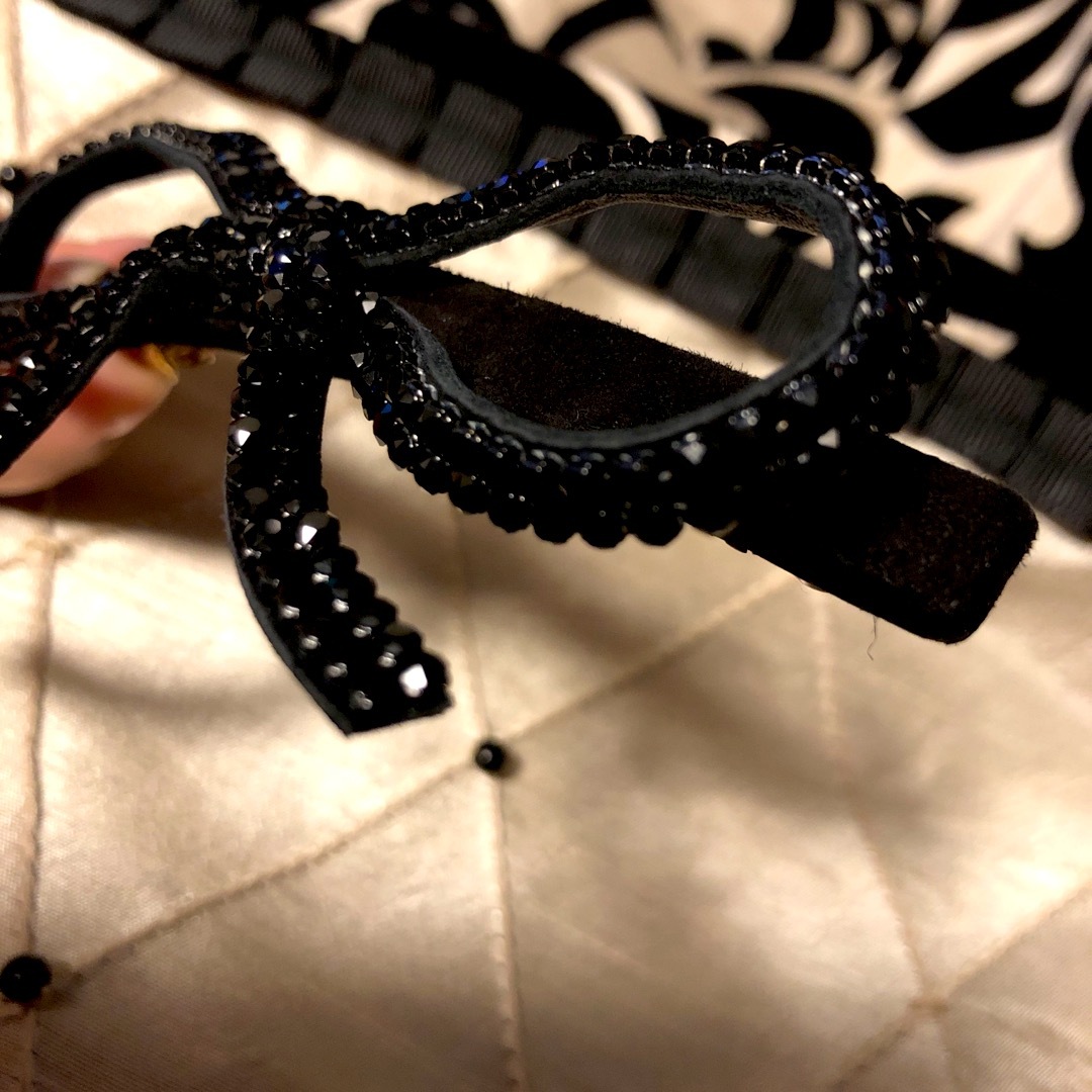 accaアッカ 大人気♡オードリー♡黒リボンロングバレッタ accaアッカ 大人気♡オードリー♡黒リボンロングバレッタ