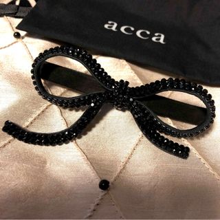 acca - accaアッカ 大人気♡オードリー♡黒リボンロングバレッタ