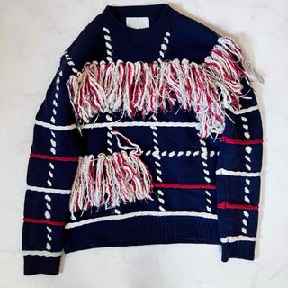 チェスティ(Chesty)のChesty Fringe Design Knit チェスティ　フリンジ ニット(ニット/セーター)