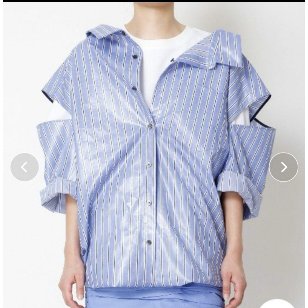 RESTIR(リステア)の新品未使用⭐︎Irene アイレネ ドッキングシャツ レディースのトップス(シャツ/ブラウス(半袖/袖なし))の商品写真