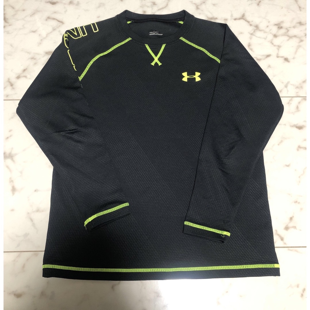 UNDER ARMOUR(アンダーアーマー)のアンダーアーマー  YMD 140cm ワッフル生地 ロンT 長袖 シャツ  キッズ/ベビー/マタニティのキッズ服男の子用(90cm~)(Tシャツ/カットソー)の商品写真