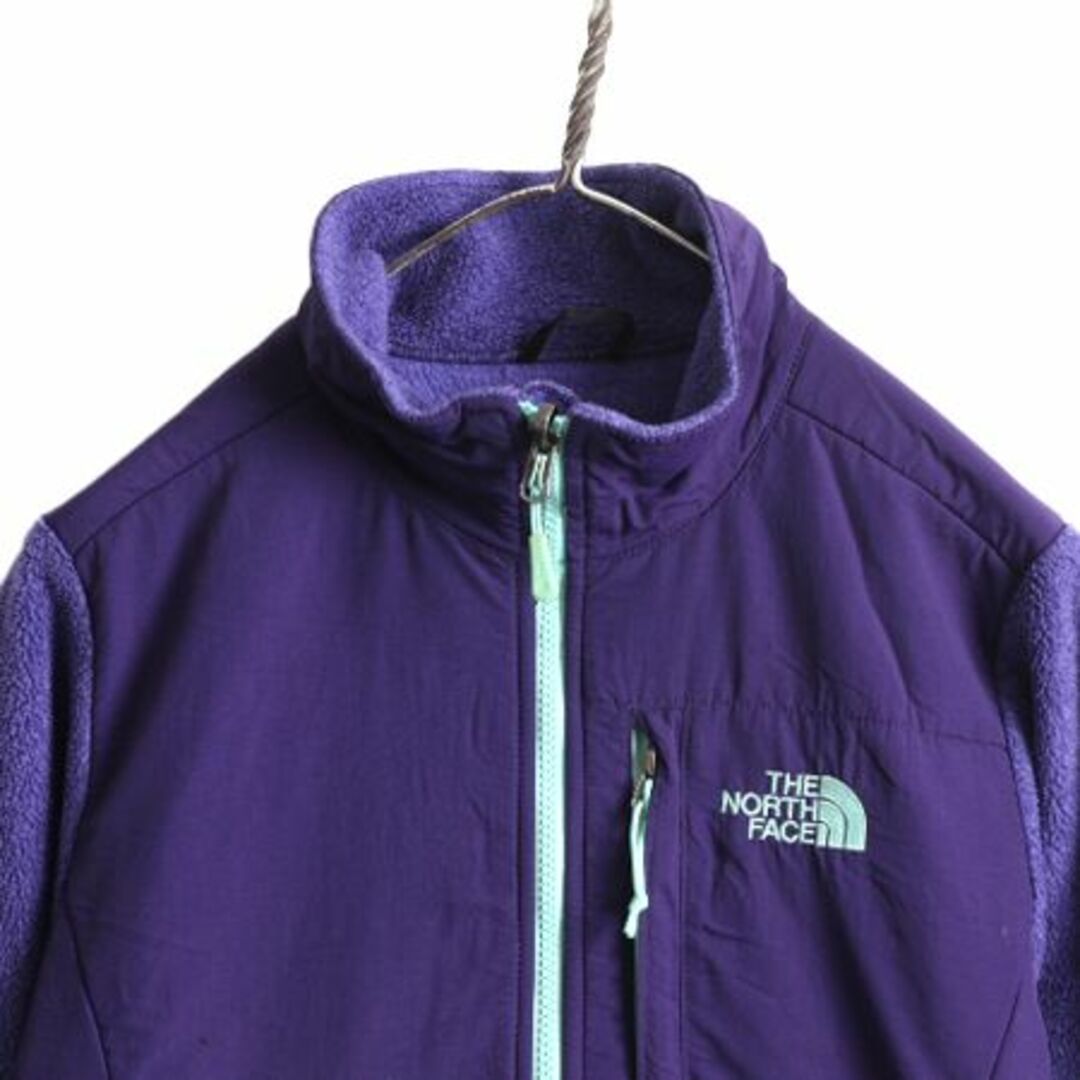 THE NORTH FACE(ザノースフェイス)のノースフェイス デナリ ジャケット レディース L / 古着 The North Face DENALI アウトドア フリース ナイロン ブルゾン  2トーン パープル レディースのジャケット/アウター(ブルゾン)の商品写真