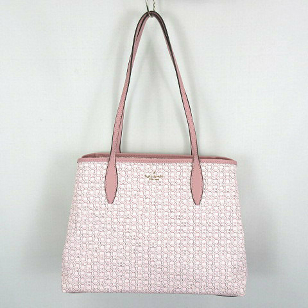 ケイトスペード KATE SPADE スペード柄 トート バッグ かばん ピンク60cmヨコ