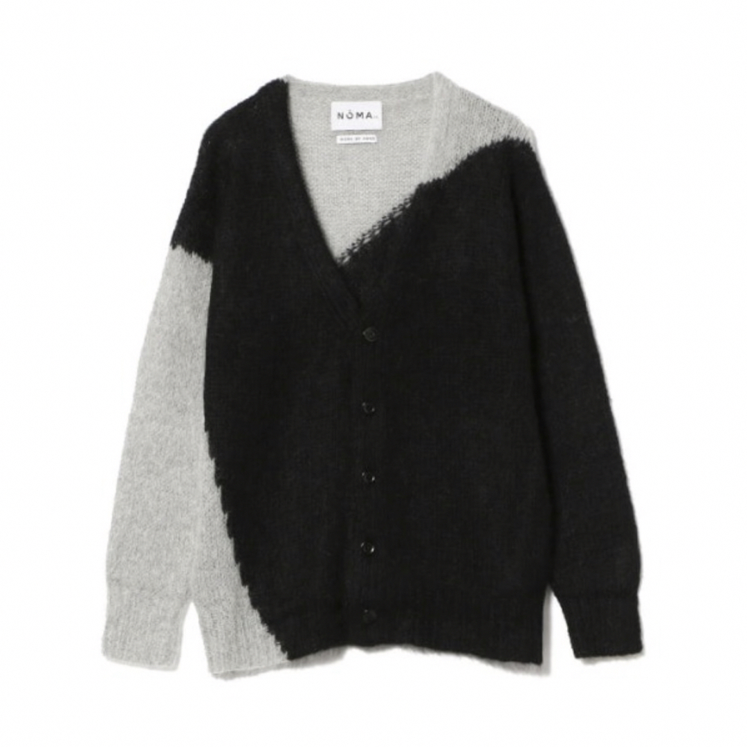 メンズ【NOMA t.d.】Hand Knitted Mohair Cardigan