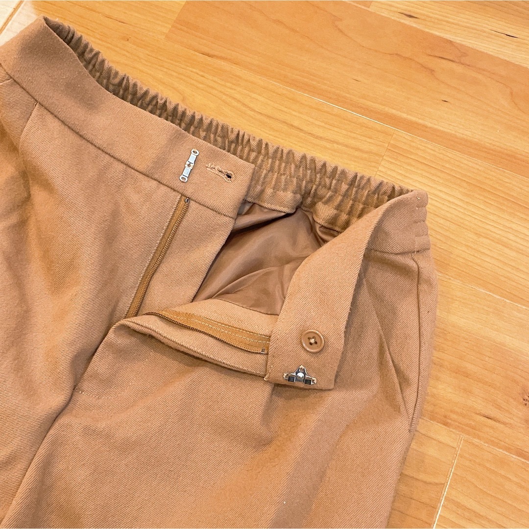 MURUA(ムルーア)のMURUA パンツ ズボン ブラウン キャメル S 秋 冬 レディースのパンツ(カジュアルパンツ)の商品写真