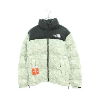 シュプリーム(Supreme)のシュプリーム ×ノースフェイス THE NORTH FACE  19AW  Paper Print Nuptse Jacket ペーパープリントヌプシダウンジャケット メンズ S(ダウンジャケット)