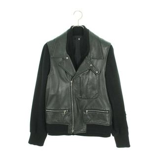 アンダーカバー(UNDERCOVER)のアンダーカバー  07AW  7A221-B10 ドッキングレイヤードライダースレザージャケット メンズ 2(レザージャケット)