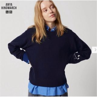 ユニクロ(UNIQLO)の新品　UNIQLO  アニヤハンドマーチ　ニット(ニット/セーター)